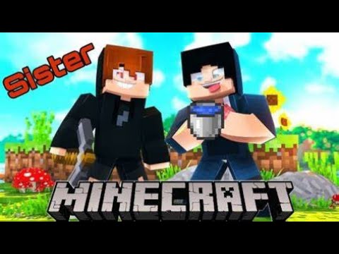 Minecraft Bedwars With My Sister! #live #minecraft