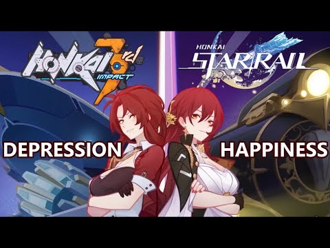 STAR RAIL vs HONKAI IMPACT players reacting to the HONKAIxHONKAI COLLAB