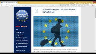 schengen visa after lockdown
