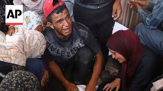 Israel strikes across Khan Younis kill 22 people, Nasser Hospital says