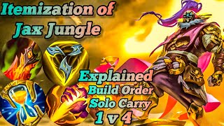 I changed My Build order and This is How my Jax Jungle Performed - League of legends