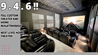 AMAZING 15.4ch Dolby Atmos home theater! Full Home walkthrough. Automation, Music and more !