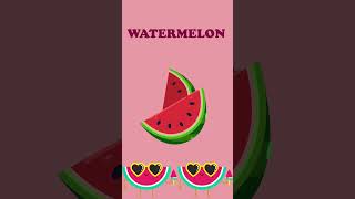 Let's learn Fruits 🍉 #cartoon #viral #youtube #kids #kidslearning  #funny #baby #letslearn