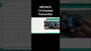 nRF24L01 12 channels transmitter testing #nrf24l01 #arduinoproject