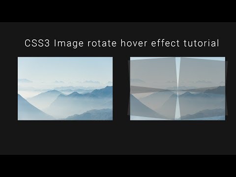 CSS image overlay rotate hover effect   Css3 Tutorial   Pure Css3 Hover Effect   Image Overlay