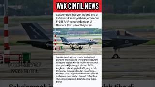 SEKELOMPOK INSINYUR INGGRIS TIBA DI INDIA UNTUK MEMPERBAIKI JET TEMPUR F-35B RAF #shortsvideo