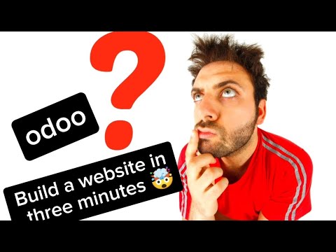 Build e-commerce website in just three minutes @Odoo 🤯🫨#mindblowingfacts#website #ecommerce #trick