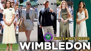 TOP 10 BEST & WORST DRESSED CELEBRITIES AT WIMBLEDON 2025! (Final Part)