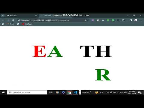 ANIMATE your text with HTML CSS and JS