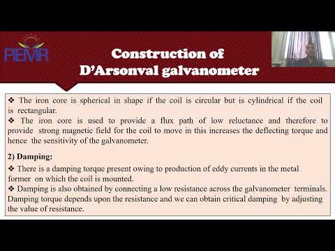 EMMI Lecture-02|| Unit-2|| D'arsonal  galavanometer