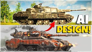 I Built A HUGE GERMAN PROTOTYPE MASSIVE AI TANK DESIGN In Sprocket!