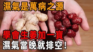 濕氣重百病生，生薑加一寶，7天祛除全身濕氣，健脾養胃祛濕一步到位 #養之道