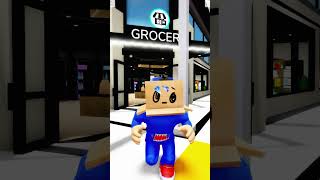 Nico and the Box on His Head 📦😢  #roblox  #brookhavenrp  #robloxstory
