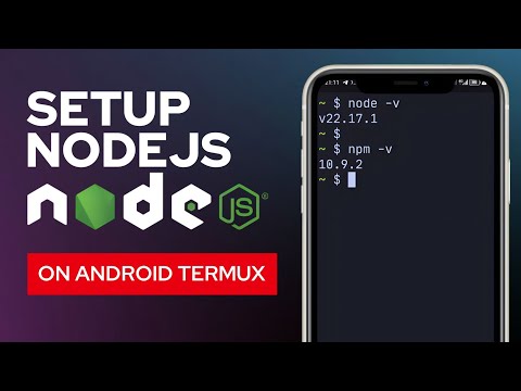 How to Setup Node.js on Android Using Termux | Nodejs server with http