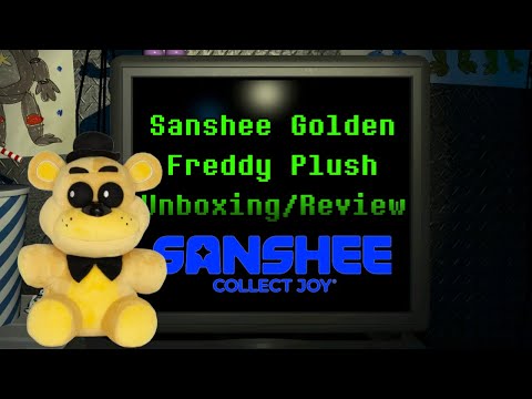 Sanshee Golden Freddy Plush - Unboxing/Review