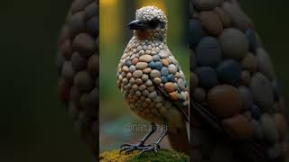 The Pebble Bird"🕊️🪨👁️‍🗨 #birds#parrot#stunning#nature#trending#animals#shorts#love#wildlife#trend#ai