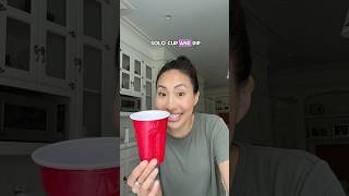 Never thought I’d associate solo cups with something other than beer pong.