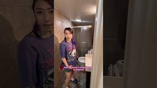 Touring the smallest dungeon apartment I’ve ever seen #sisters #apartmenttour #apartmenthunting