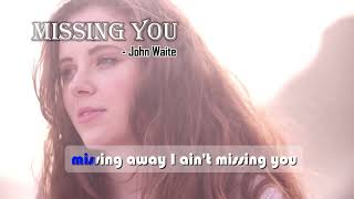 🎵 Experience the magic of "Missing You" by John Waite!