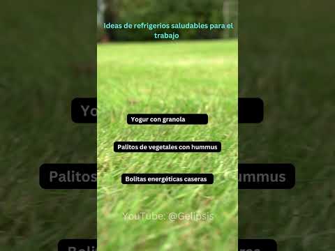 Ideas de refrigerios saludables para el trabajo