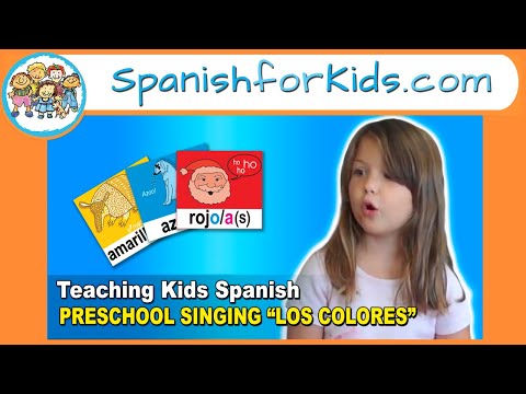 Teaching Kids Spanish: PRESCHOOL SINGING “LOS COLORES”