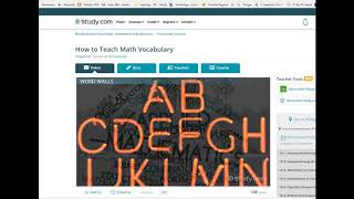 Introducing maths language