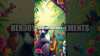 The Jazz-Loving Lemur's Expressive Escapade