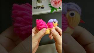 YarnChick PEEPS!🐤No-Sew DIY#Shorts#Satisfying#YarnCraft#SpringDIY#CuteCraft