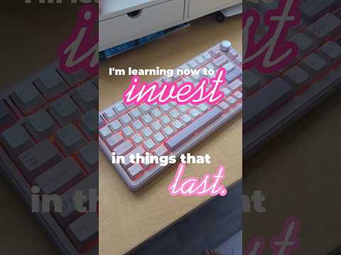 Keyboard Upgrade (And Thoughts on Spending Money) #creamykeyboard #keyboardunboxing #workfromhome