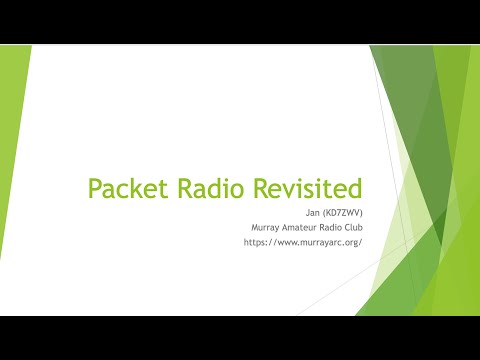 Packet Radio Revisited - MARC Advanced Topics Meeting - 8 December 2022