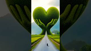 Beautiful Heart Nature 💚😍 #nature #heart #naturelovers #beautiful #shorts #adventure #travel #love