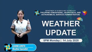 Public Weather Forecast issued at 5AM | July 14, 2025 - Monday