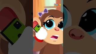 Five Little Monkeys  - Latest English Animated Nursery Rhymes | Learn 1 to 5