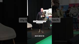 my biggest advice for tech conferences #techconference