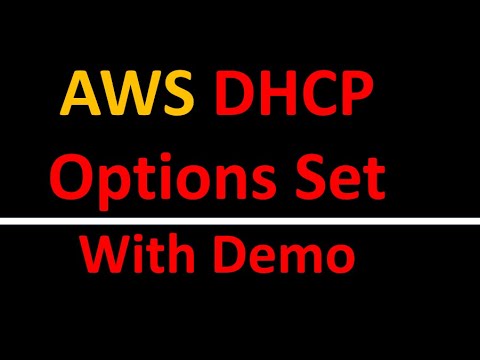 Step-by-Step Configuration of AWS DHCP Options Set