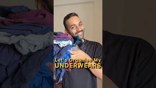 Let’s Organise my UNDERWEARS ✅ #underwear #lifehack #ashortaday #ytshorts #shortsindia