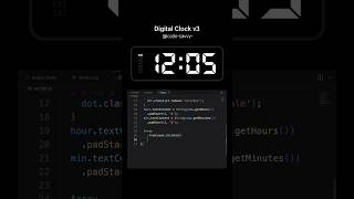 Digital Clock V3 #computerprogrammer #trending #code #softwareengineer #webdevelopment