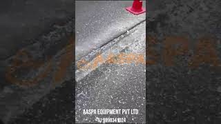 THERMOPLASTIC ROAD PAINT REMOVAL MACHINE BY AASPA EQUIPMENT PVT.LTD. #roadequipment #roadmarking