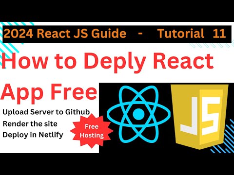 How to deploy my react app free in Netlify, hosting in github and rendering for free