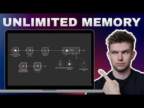 How To Build An AI Assistant With Unlimited Memory (Easiest Way - n8n)