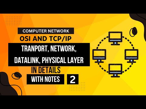 OSI & TCP/IP MODEL | TRANSPORT LAYER | NETWORK LAYER | DATALINK LAYER | #gate #techochain #cn #notes