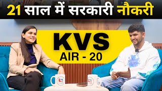 KVS PRT Rank 20✅⭐️ 21 साल में Govt. Teacher | KVS Topper Prashant Interview by Himanshi Singh