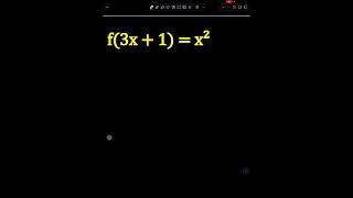 A Functional Equation #maths #algebra #exam #sybermath