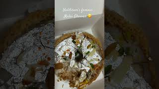 1st time eating Malai Ghewar by Haldiram’s shop in bur Dubai #lets see & buy this sweet & tast#dubai