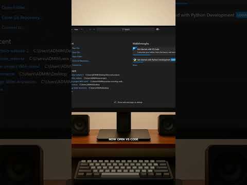 Clone any project from Github to  VS Code #coding