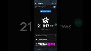 https://t.me/PAWSOG_bot/PAWS?startapp=OhmTmHOW  #taptoearn #telegram #telegramgame #airdrop