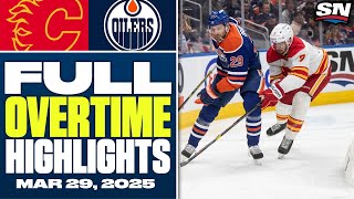 Calgary Flames at Edmonton Oilers | FULL Shootout Highlights - March 29, 2025