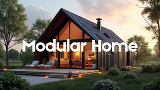 Ultimate Scandinavian Modular Home Tour ✨ | Cozy & Modern Interior in 4K UHD