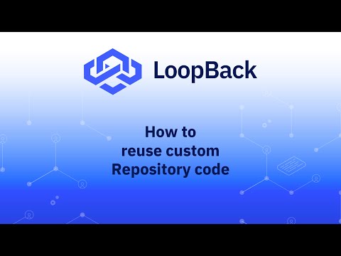 How to reuse LoopBack repository code