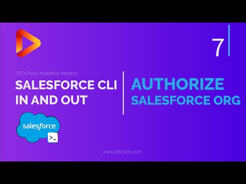 Authorize a Salesforce Org with SFDX and Salesforce CLI | SFDX and Salesforce CLI Course